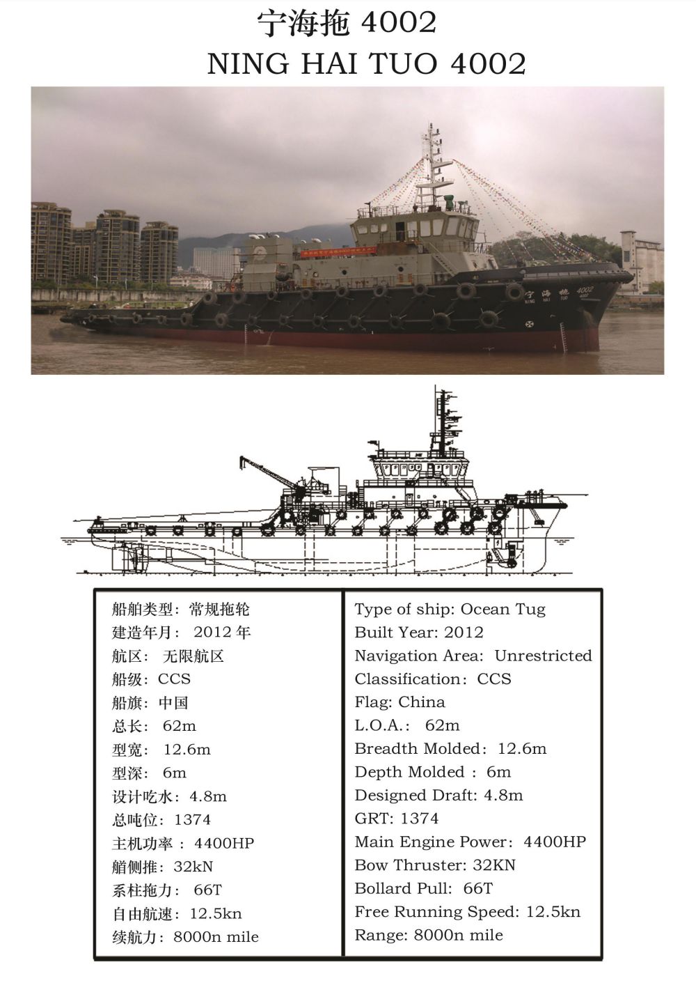 宁海拖4002
